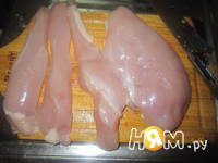 Приготовление шашлыка из куриных грудок с соусом: шаг 1
