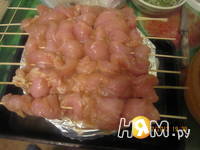 Приготовление шашлыка из куриных грудок с соусом: шаг 7
