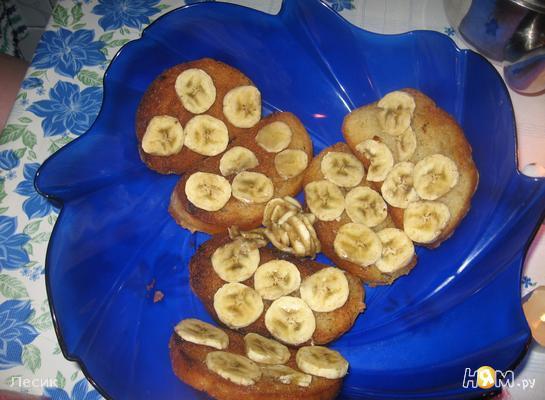 Рецепт Тосты с бананом