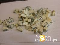 Приготовление кабачков с сыром Дор блю: шаг 2