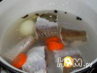 Приготовление рыбного пудинга под соусом: шаг 2