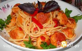 Спагетти с фрикадельками "Леди и бродяга"