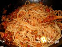 Приготовление спагетти с морепродуктами: шаг 17