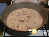Приготовление спагетти с морепродуктами и грибами: шаг 4