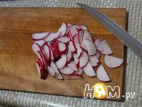 Приготовление красного креветочно-овощного салат: шаг 4