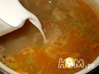 Приготовление сливочного супа из морепродуктов: шаг 11