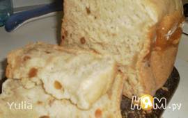 Сладкий хлеб с изюмом из хлебопечки