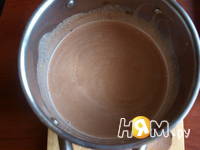 Приготовление шоколадного мороженого: шаг 2
