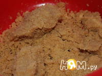 Приготовление печенья-чизкейка: шаг 3