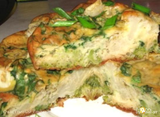 Рецепт Запеканка с цветной капустой и брокколи