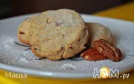 Песочное печенье с орехами пекан