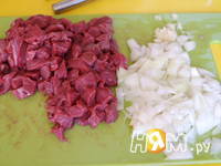 Приготовление овощной запеканки с мясом и макаронами: шаг 2