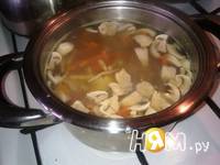 Приготовление крем-супа из шампиньонов : шаг 3