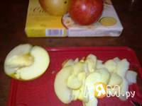 Приготовление слоеных яблочных розочек: шаг 2