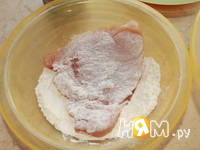 Приготовление куриной грудки в яично-сырной корочке: шаг 3