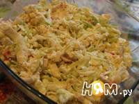 Приготовление капустного салата: шаг 4