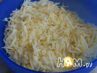 Приготовление блинов с сыром: шаг 2