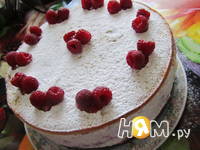 Приготовление творожно-малинового торта: шаг 16