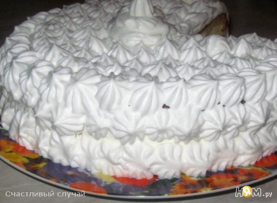 Торт со сметанно-творожным желе "Воздушный"