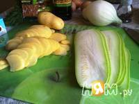 Приготовление мусаки с кабачком (цуккини) и помидорами: шаг 1