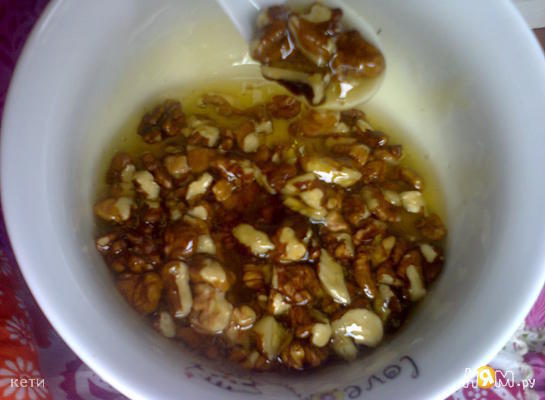Рецепт Грецкие орехи с мёдом
