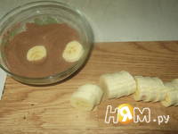 Приготовление бананового десерта: шаг 2