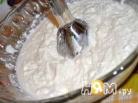 Приготовление блинов с творожным кремом под соусом: шаг 3