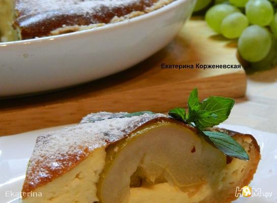 Рецепт Пирог с грушами