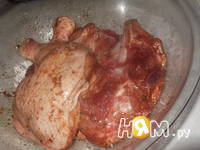 Приготовление тушеной курицы по-испански: шаг 3