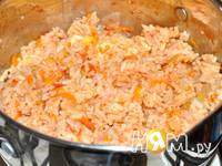 Приготовление рис с овощами: шаг 9