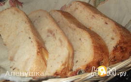 Белый хлеб с беконом
