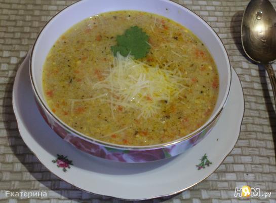 Рецепт Крем-суп из кукурузы с курицей