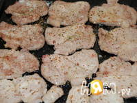 Приготовление свинины с баклажанами,  в омлете: шаг 6