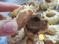 Приготовление миндального печенья с шоколадом: шаг 9