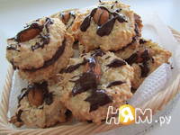 Приготовление миндального печенья с шоколадом: шаг 11
