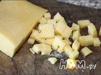 Приготовление блинчиков с мясом и сыром: шаг 3