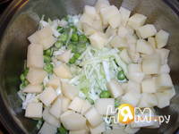 Приготовление супа молочного с овощами: шаг 3
