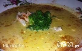 Крем-суп из брокколи и плавленого сыра