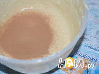 Приготовление мраморного кекса на ряженке: шаг 4