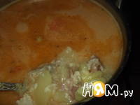 Приготовление шверинского сырного супа: шаг 10