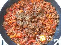 Приготовление спагетти с фаршем и овощами: шаг 16