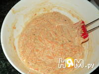 Приготовление морковно-орехового пирожного с кремом: шаг 5