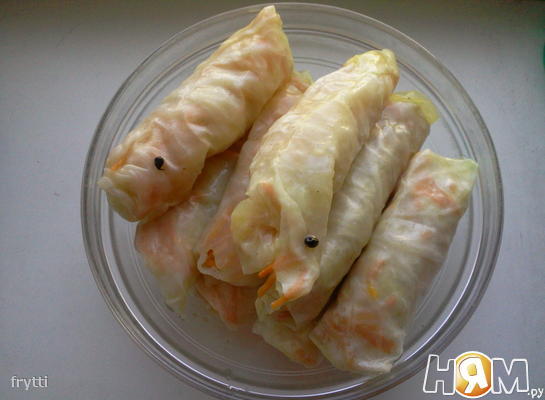 Рецепт Голубцы с морковкой по-корейски