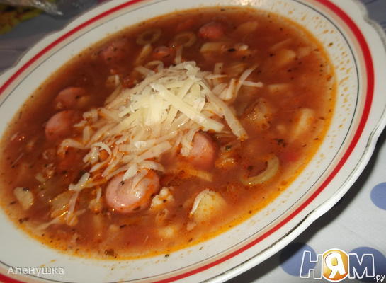 Суп томатный по-итальянски