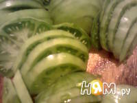 Приготовление салата с зелеными помидорами: шаг 6