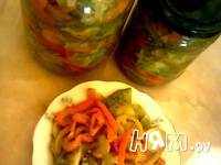 Приготовление салата с зелеными помидорами: шаг 11