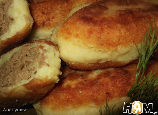 Рецепт Картофельные зразы с куриной печенью