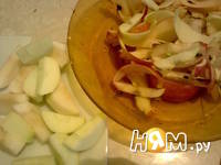 Приготовление компота из яблок: шаг 3