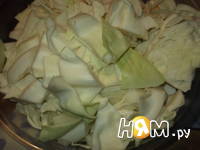 Приготовление маринованной капусты на зиму: шаг 2