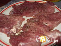 Приготовление свинины, запеченой в прошутто: шаг 1